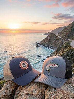 Navy and Gray New NWT Life is Good Trucker Hat Bundle (2)